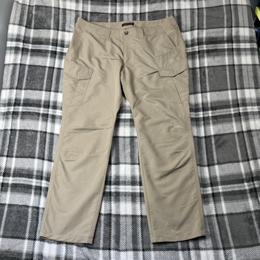 5.11‎ Tactical Series Pants Womens 18Reg x32" Beige Cargo Ripstop TLBLIN-4197-4